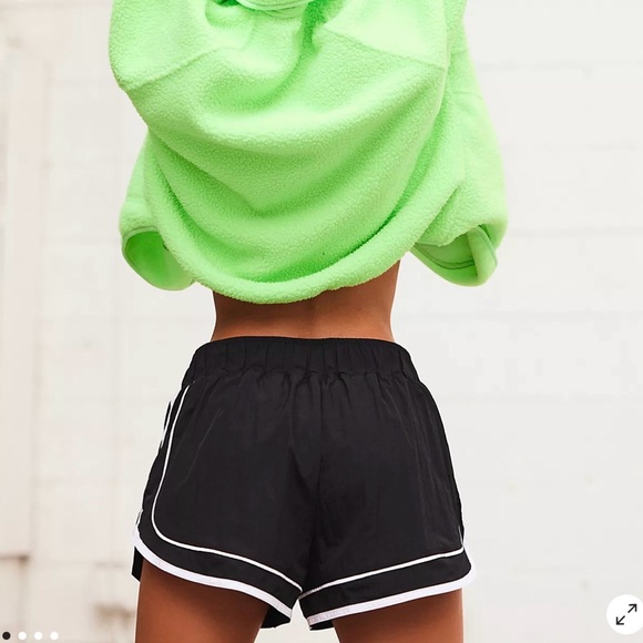 Free People Movement Varsity Blues Shorts Women XS Black Running Outdoors (g1) - Picture 2 of 6